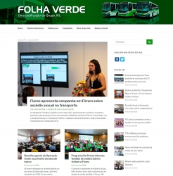 Página inicial do Folha Verde
